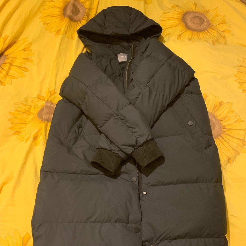 Everlane down coat